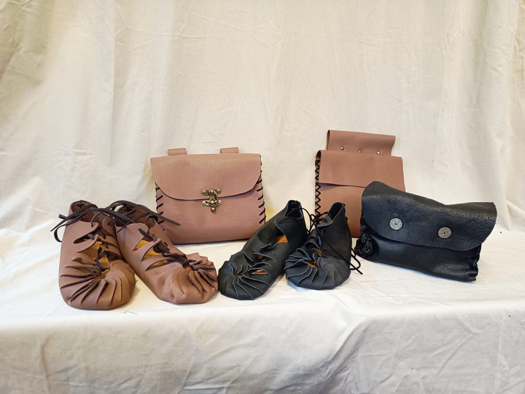 Mittelalter Bundschuh, Gürteltasche