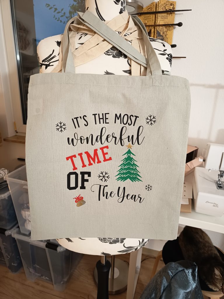 Einkaufsbeutel Stofftasche Weihnachten