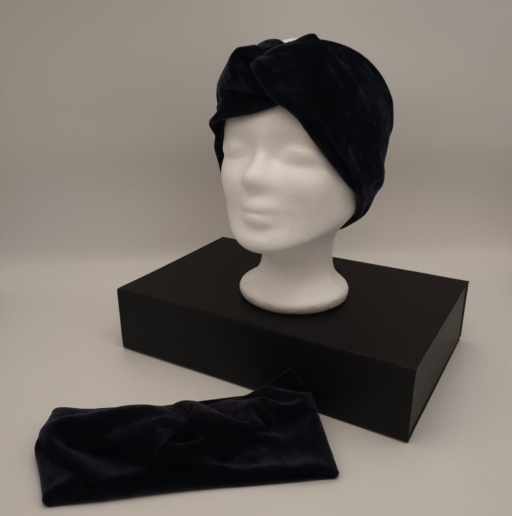Stirnband blau